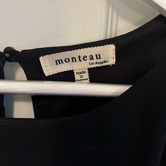 *SOLD* Monteau LA Long Flowy Back Top - Picture 2 of 4